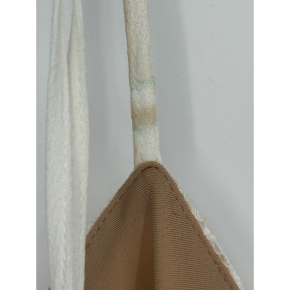 For Love and Lemons White Lace Midi Dress Deep V Neck Size M Sheer Fairy Bride - Picture 12 of 16